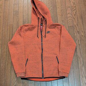 Nike Speckled Orange Tech Fleece - Size M